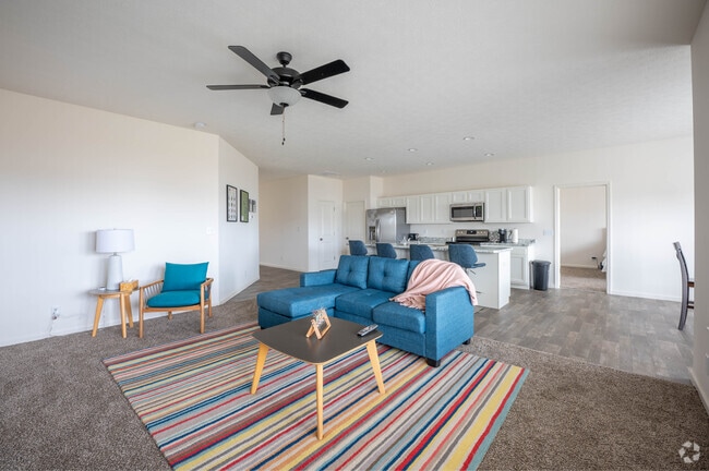 3BR, 2BA - 1,590SF - Living Room - Avalon Bluffs Homes