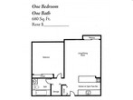 One Bedroom One Bathroom