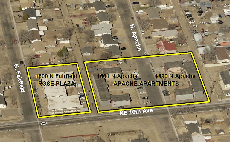 Aerial Photo - Apache Apartments