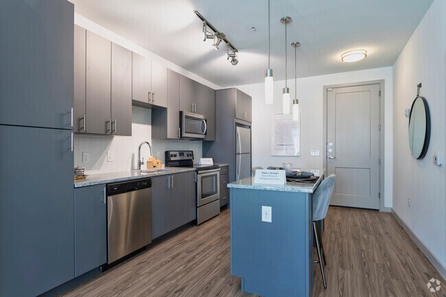 1BR, 1BA - 702 SF A2 - Kitchen - Lux on Main