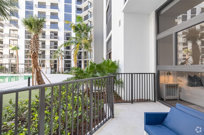 1BR, 1BA - 665SF - Patio - The Arcadian