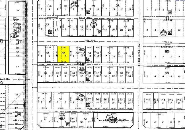 Plat Map - 1222 5th St