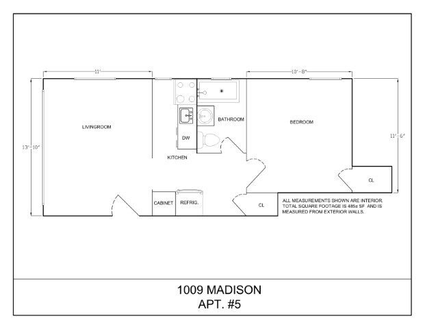 Floorplan - 1009 Madison St
