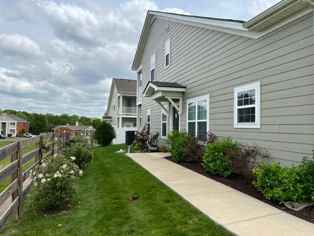 Private Walk to Front Door - 120 Bergen Dr
