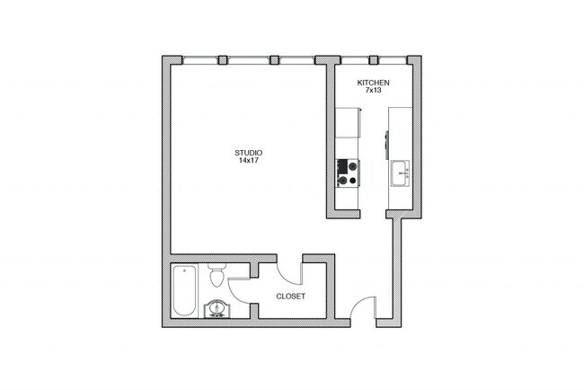 Shelbourne - Estudio - Shelbourne Apartments