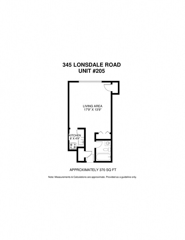 Plan d'étage - 345  Lonsdale
