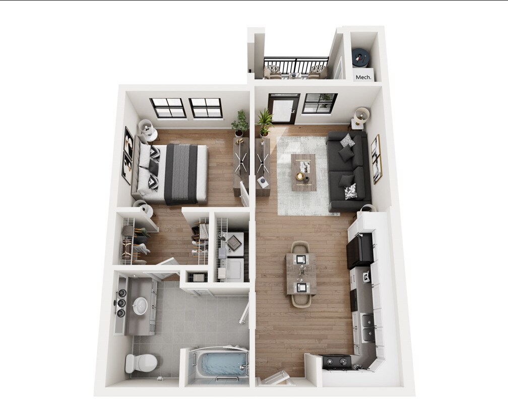 Plano de planta - Grand East Village