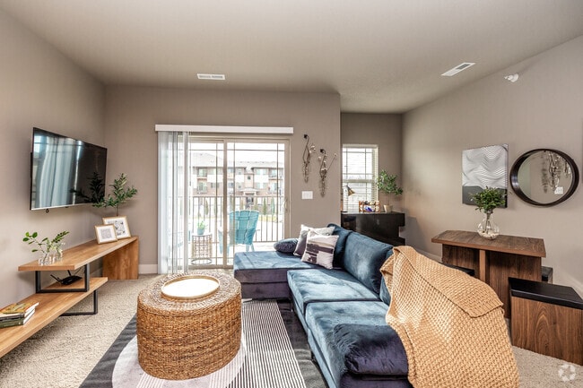 1BR Borgoña - Sala de estar - Sterling of Prairie Trail