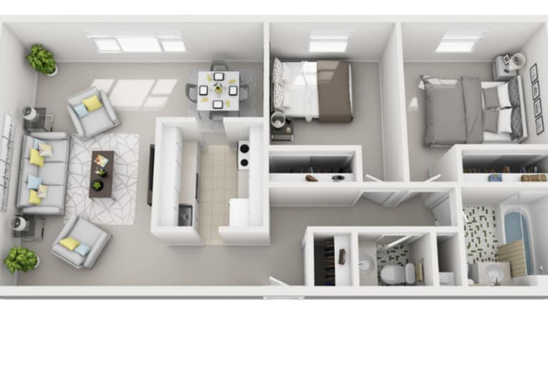 Waldorf Towers Apartments – One bedroom/one bath