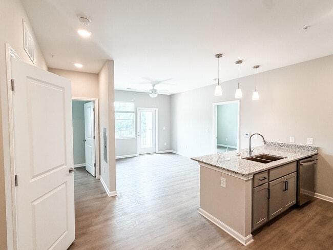 2 BR - Living/Kitchen - The Village at Inskip