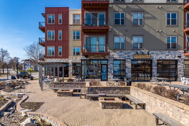 Downtown Grafton's Lumberyard Plaza hosts various events year-round.
