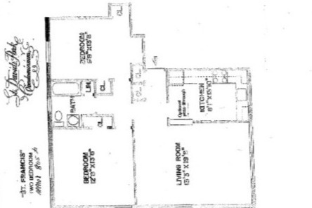 Floor Plan - 500 E Lancaster Ave