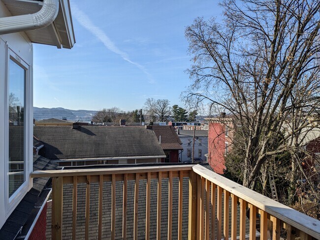 Private patio with a view of the Susquehanna river - 313 Walnut St