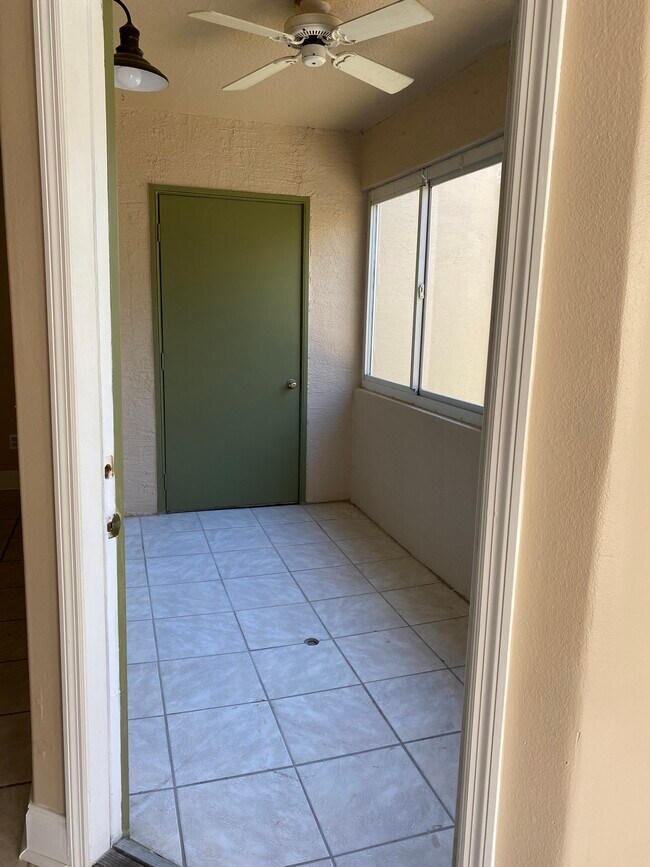 Enclosed Porch with Storage Closet - 1701 The Greens Way