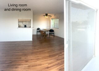 Living room and dining area - 2660 Highland Ave