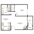 1 Bed/1 Bath