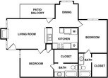 2 Bedroom 2 Bathroom