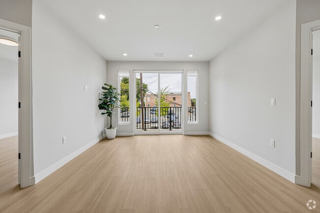 2BR, 2BA w/Den & Terrace - 1,467SF - Living Room - The Andrew