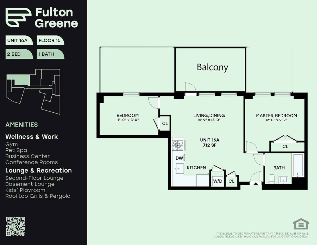 Plano de planta - 570 Fulton St