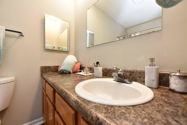 Bathroom with ample counterspace - British Woods