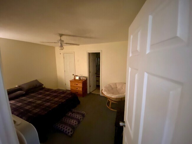 Master bedroom with walk in closet - 156 Carriage Crossing Ln