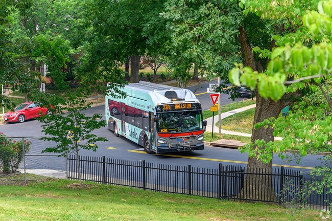 Local bus stops can be found throughout Fairlington/Shirlington.