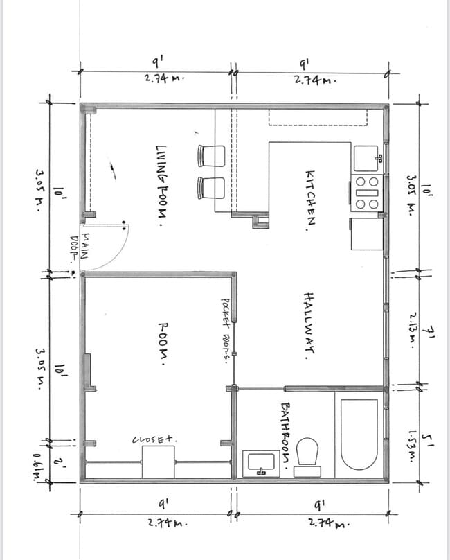 Floor Plan - 1457 Park Rd NW