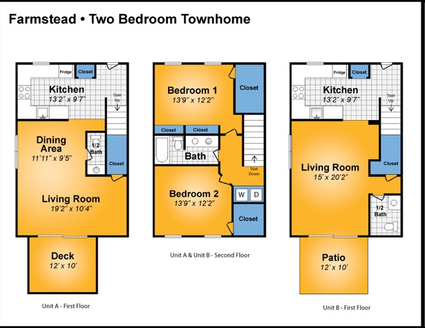 Apartamento A&B - Farmstead Lane Townhomes