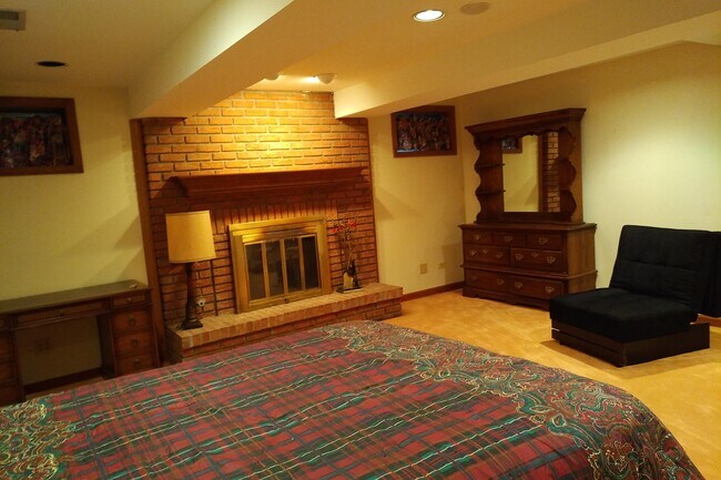 Wood burning fireplace in your bedroom office - 223 Lexington Ave