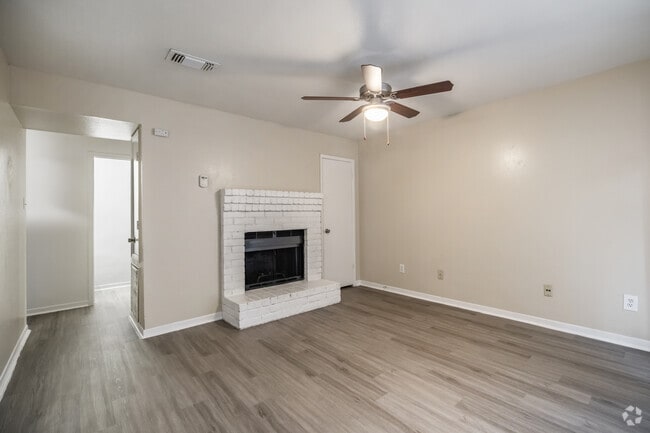 2BR, 1.5BA - 1,080SF - Living Room - Trailing Vine Apartments