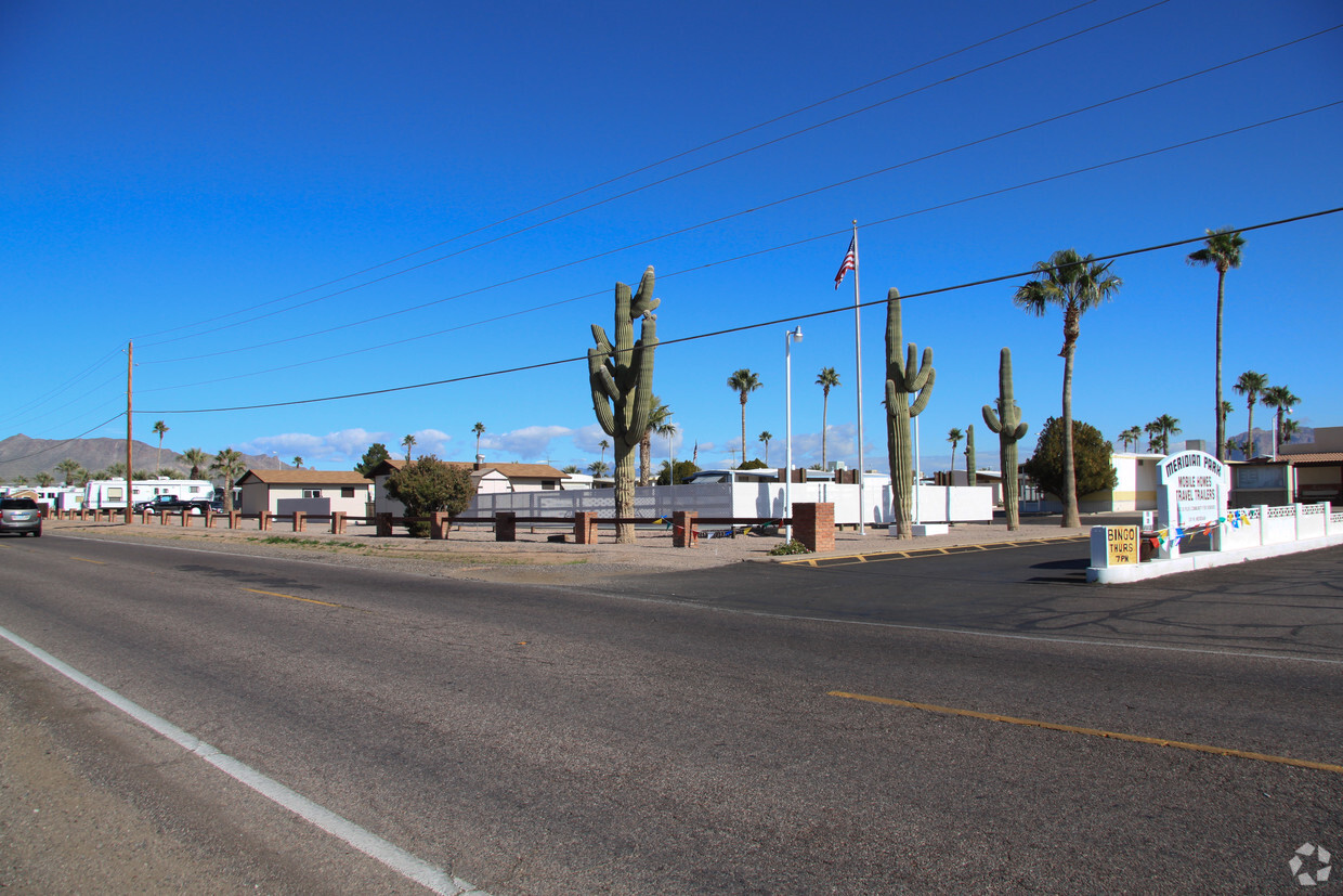 View from Street - Meridian Mobile Home Park