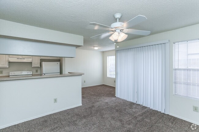 Área de cocina/sala de estar - The Colony Apartments