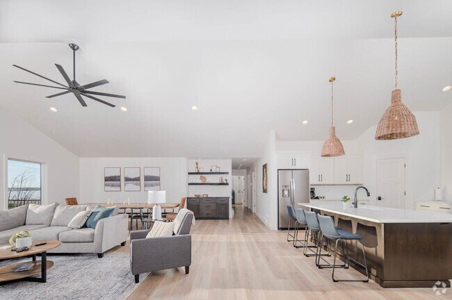 Image showcasing Larsen Apartments with EV Charging