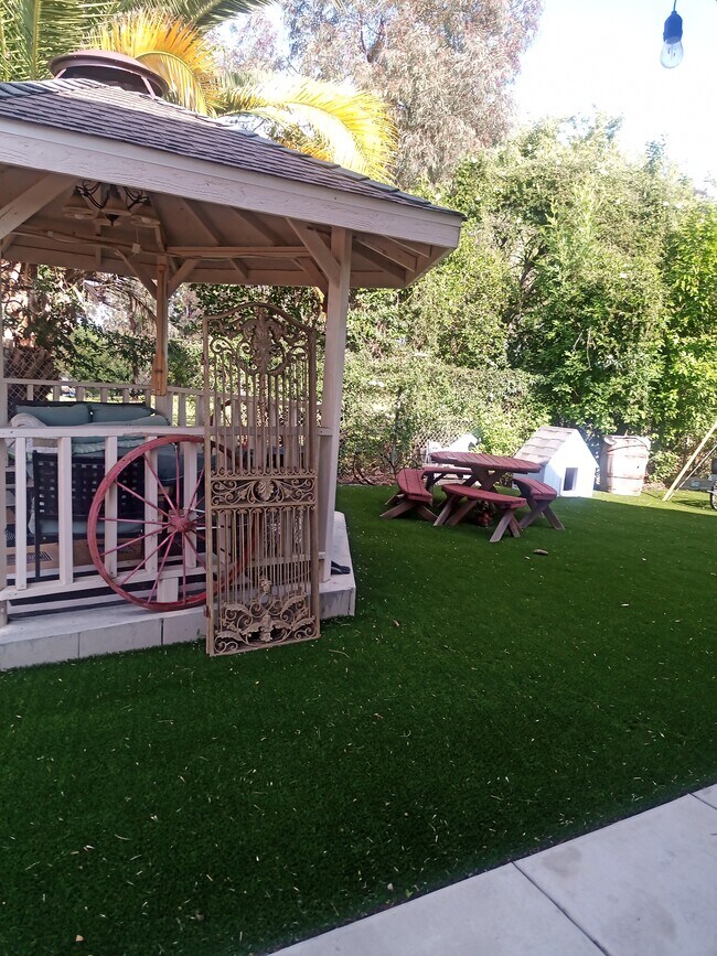 Back yard with Gazebo - 4433 Sierra Vista Dr