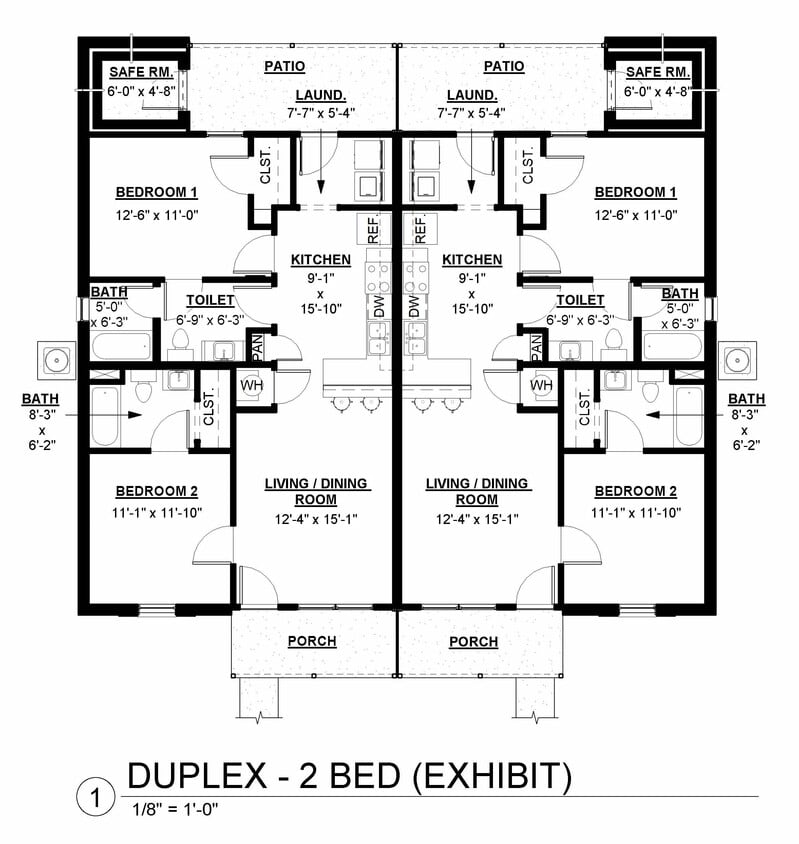 Floorplan - StoneRidge Duplexes of Poteau
