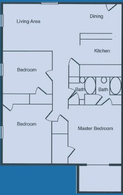 3HAB/2BA - Bellaview Apartments and Townhomes