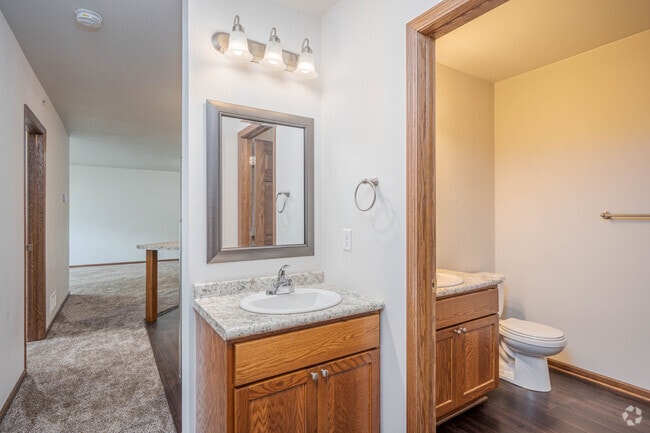 2BR,1BA - 840SF - Hallway Sink - Bunting Lane Apartments