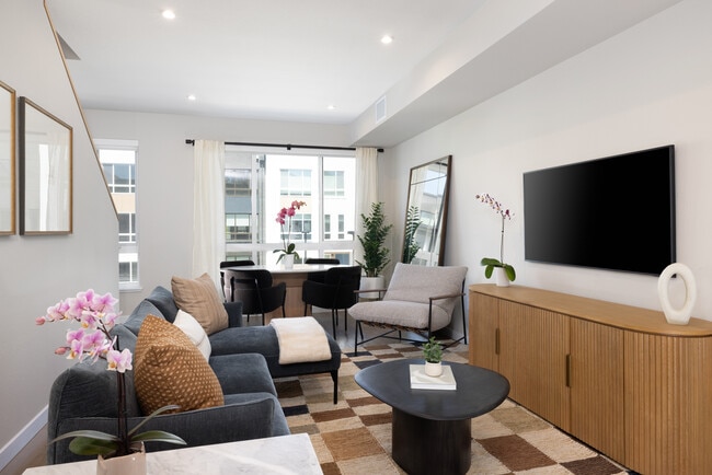 Signature Collection I 3-Bedroom Townhome living and dining areas - Avalon Pleasanton