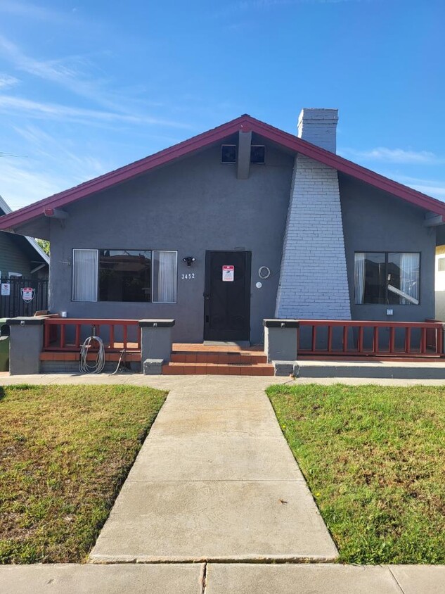 Front of home with large porch - 3452 Opal St