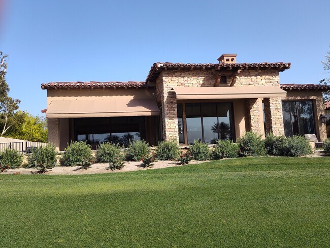 View from lawn in front of house. - 43347 Via Orvieto