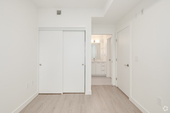 2BR, 1BA - 591SF - Bedroom - Liqwel Apartments