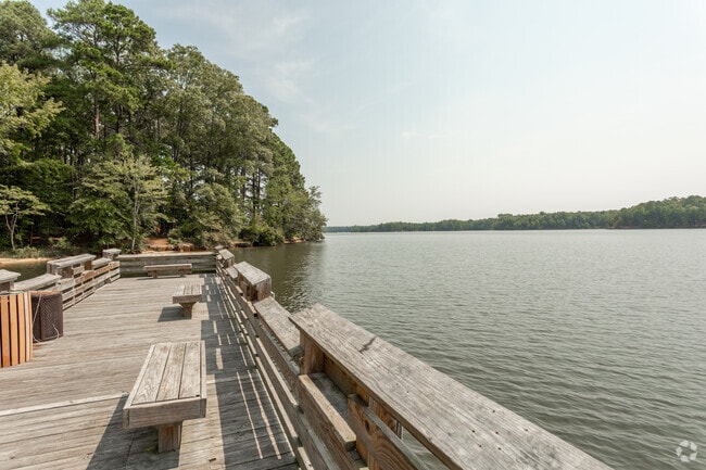 Enjoy some great fishing at Harris Lake County Park, only 10 minutes from Holly Springs.