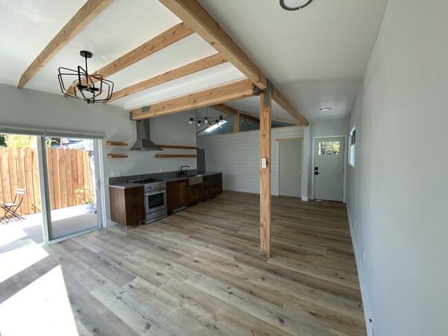 Large open concept living room and kitchen - 3605 Helms Ave