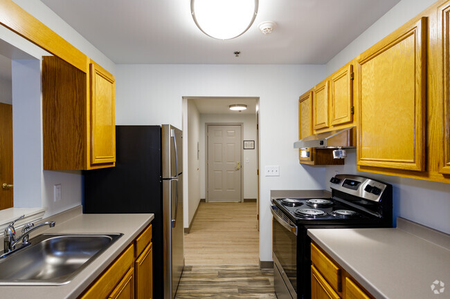 1BR, 1BA - Kitchen - St. Bernard's Park - 55+ Senior Housing