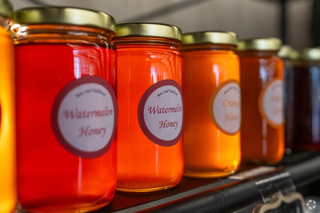 Farmers Delite Farmers Market offers a wide range of unique honey options for DeSoto locals.