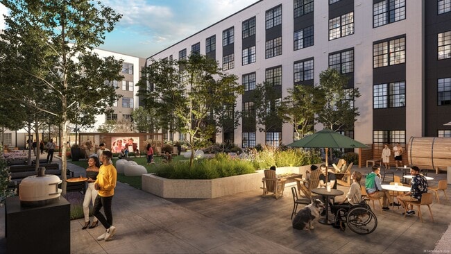 Alternate view of the courtyard from the ground level. - The Elex - B