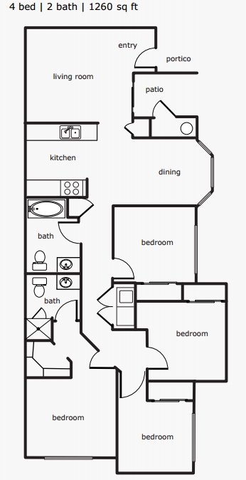 4BR/2BA - Meadow Vista