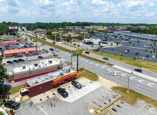Carrollton has a busy downtown and retail area with restaurants, medical offices, and shopping.