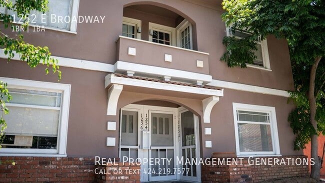 1252 E Broadway- - 1252 E Broadway- House