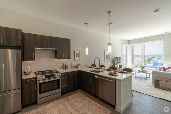 1HAB 1BA - 721SF - Cocina - The Robinson